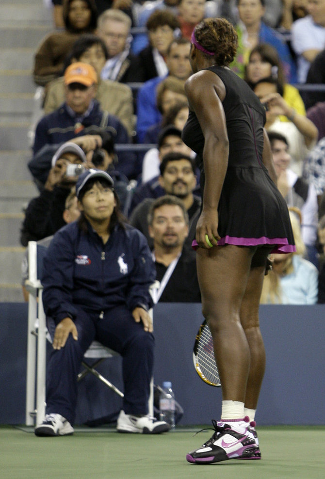 „Scanpix“ nuotr./Serenos Williams incidentas 2009 metų „US Open“