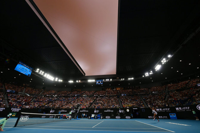 „Scanpix“ nuotr./Centrinis „Australian Open“ kortas – Rod Laverio arena