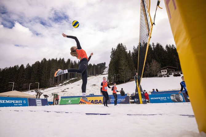 CEV nuotr./Svaiginantis Lietuvos sniego tinklininkų žygis Austrijoje pažymėtas auksu ir bronza