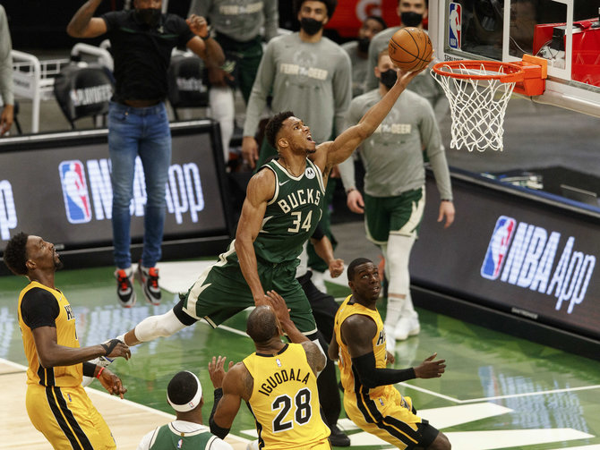 „Reuters“/„Scanpix“ nuotr./Giannis Antetokounmpo