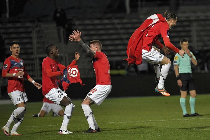 AFP/„Scanpix“ nuotr./„Lille“ futbolininkų triumfas