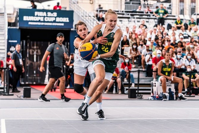 FIBA nuotr./Lietuvos merginų 3x3 rinktinė pralaimėjo ketvirtfinalyje