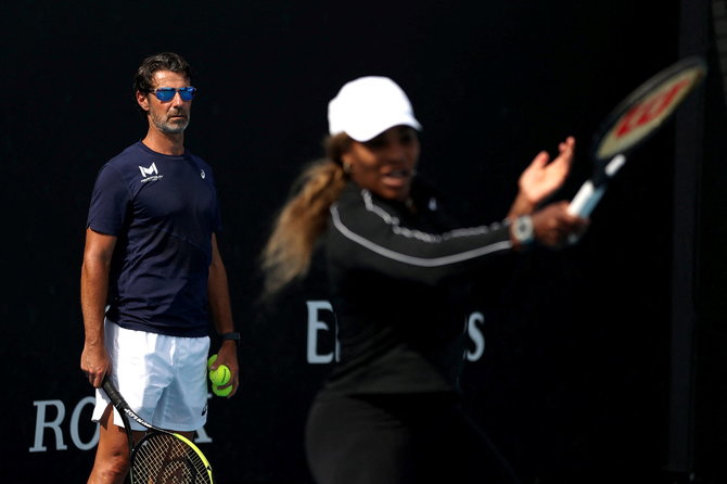 „Reuters“/„Scanpix“ nuotr./Patrickas Mouratoglou ir Serena Williams