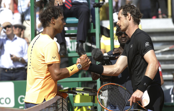 „Scanpix“ nuotr./Rafaelis Nadalis ir Andy Murray