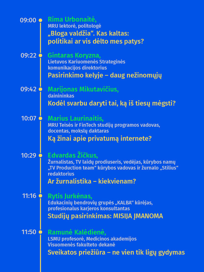 Studfestas 2020 programa