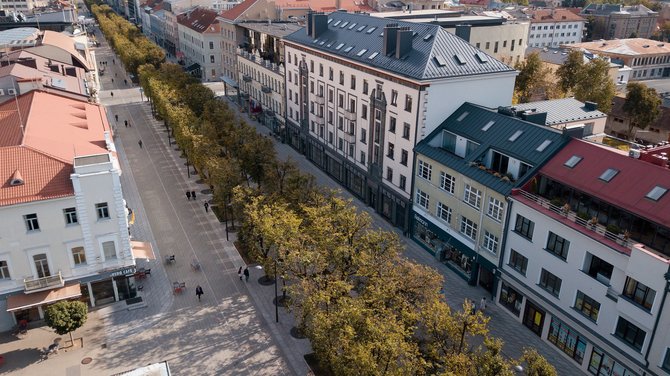 Kauno miesto savivaldybės nuotr./Laisvės alėjos rekonstrukcijos projektas