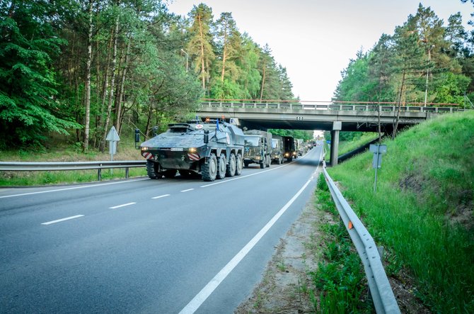 Mechanizuotosios pėstininkų brigados „Geležinis Vilkas“ archyvo nuotr,/Lietuvoje prasidėjo tarptautinės karių pratybos