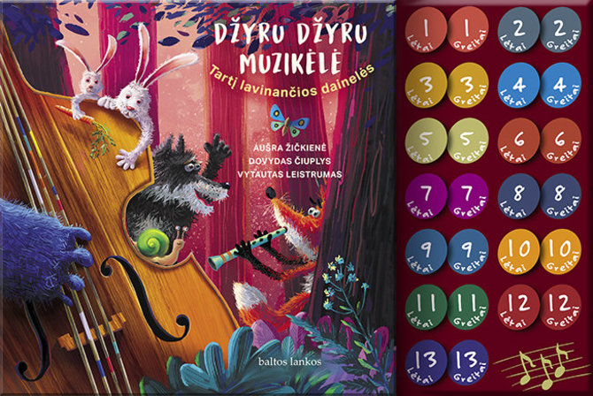 Knygos viršelis/„Džyru džyru muzikėlė“