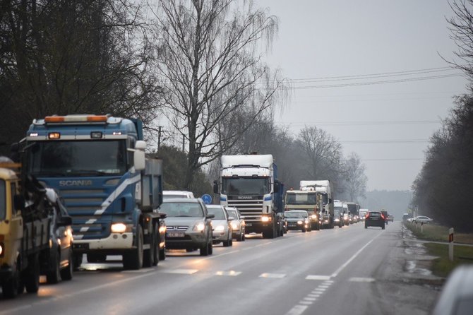 Rimvydo Ančerevičiaus nuotr./Eismo ribojimai Panevėžyje