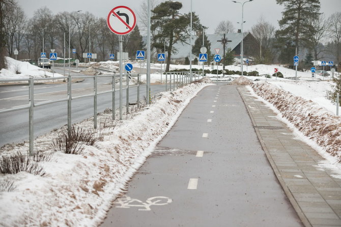 Sauliaus žiūros nuotr. /Dviračių takai Vilniuje