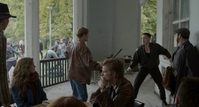 Kadras iš filmo/Stop kadras atgaivintoje „Rotondoje“ 2015 metais iš Kristijono Vildžiūno filmo „Senekos diena“