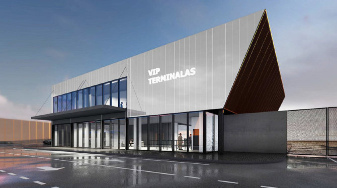 Vilniaus oro uosto nuotr./Vizualizacija: VNO VIP terminalas