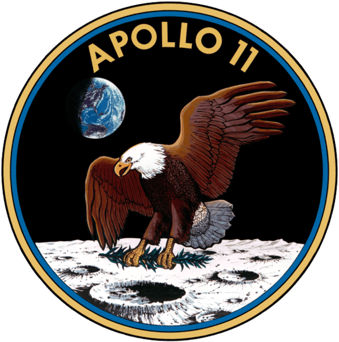 NASA nuotr./Misijos „Apollo 11“ emblema