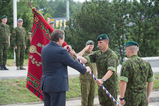 Alfredo Pliadžio nuotr./Raimundas Vaikšnoras perėmė vadovavimą Sausumos pajėgoms