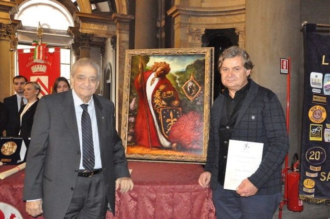 S.Staniūnas su Luigi Bellini