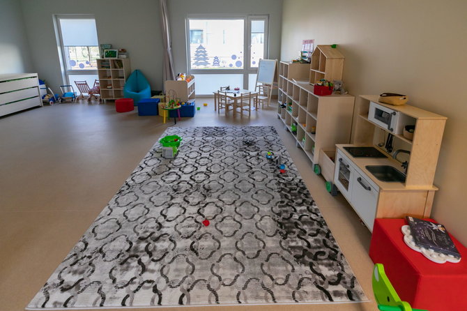 Sauliaus Žiūros nuotr./Dar vienas modulinis vaikų darželis atidarytas sostinės Karoliniškių rajone