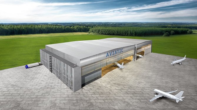 „Aviatic MRO“ nuotr./Augantis Lietuvos aviacijos sektorius didina šalies patrauklumą investuotojams ir užsienio verslams, kurie planuoja plėtrą Europoje.