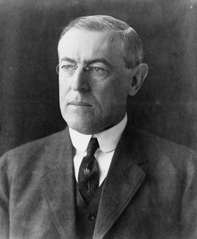 World History Archive/TopFoto nuotr./Jungtinių Amerikos Valstijų prezidentas Woodrow Wilsonas