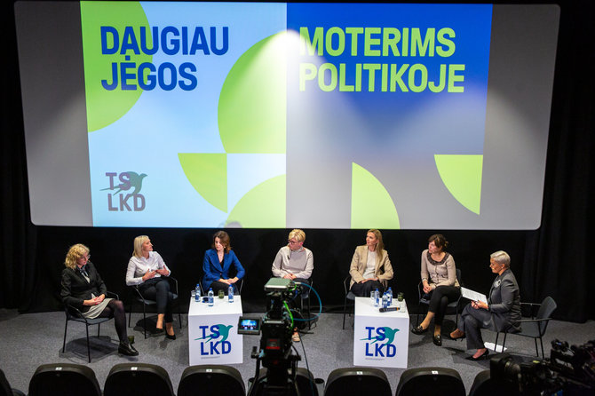 Mindaugo Mikulėno nuotr./TS-LKD diskusija: Daugiau jėgos moterims politikoje — daugiau jėgos Lietuvai