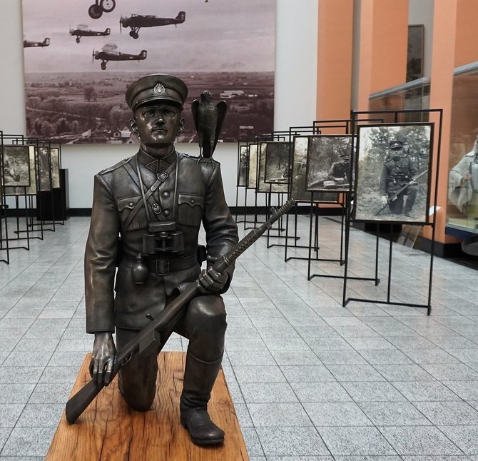 Algimanto Černiausko nuotr./Vanago skulptūra Vytauto Didžiojo karo muziejuje bus eksponuojama iki birželio 10 d. 