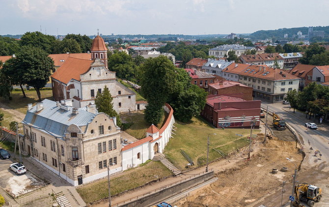 Kauno miesto savivaldybės nuotr./Seserų benediktinių vienuolyno ansamblis Kaune