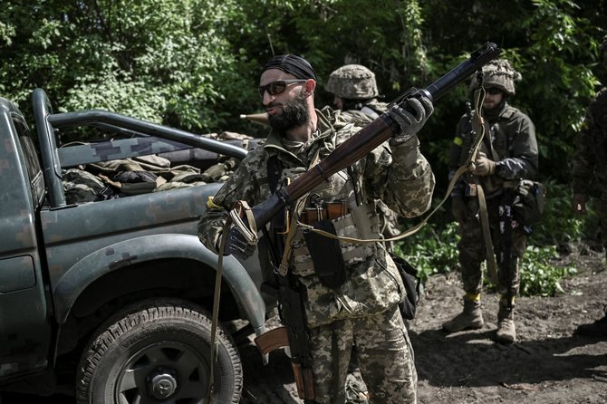 AFP/„Scanpix“ nuotr./Ukrainos kariai Lysičanske