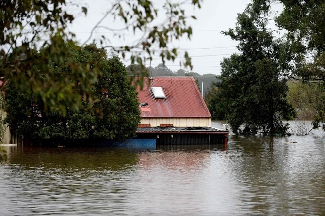 AFP/„Scanpix“ nuotr./Potvynis Australijoje