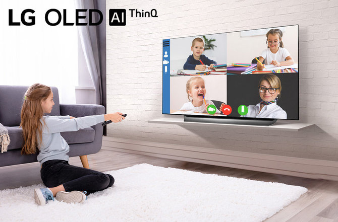 Partnerio nuotr./LG OLED televizorius – geriausias televizorius, skirtas dirbti arba mokytis namuose 
