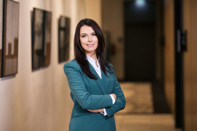 Naujojo pajūrio nuotr./,Naujojo pajūrio“ pardavimus ir rinkodarą valdančios įmonės ,,RSM“ vadovė Olga Lapinskė.
