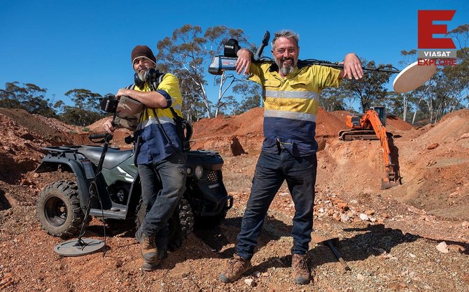 Viasat Explore nuotr./Didžiausi aukso grynuoliai australijoje: Australijos aukso ieškotojai grįžta su 7-uoju sezonu