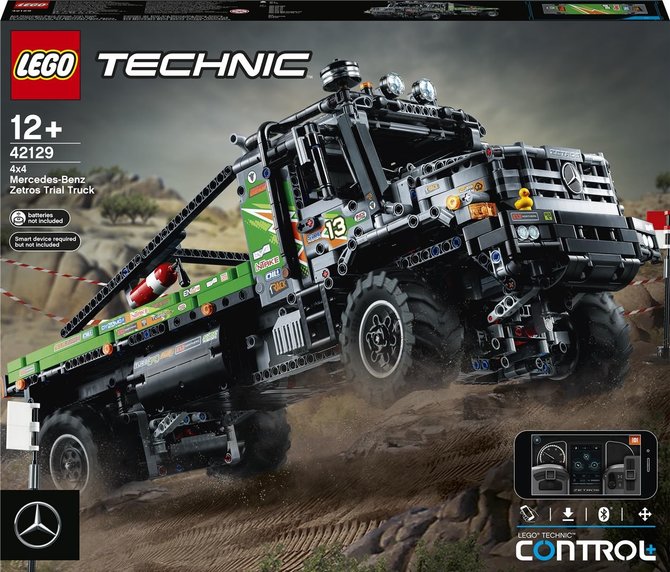 Gamintojo nuotr./LEGO® Technic™ - programėle valdomas „4x4 Mercedes-Benz Zetros 42129”