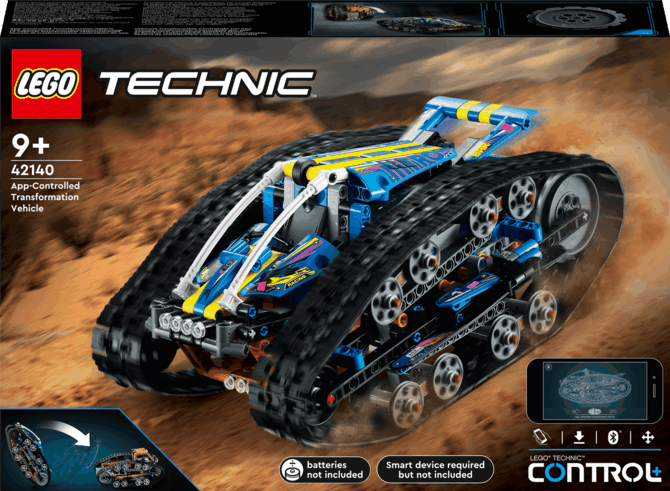 Gamintojo nuotr./Konstruktorius „LEGO Technic”, programėle valdomas transformuojamas automobilis 42140