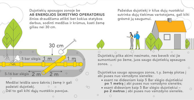 ESO iliustracija/Ką reikia žinoti vykdant darbus dujų apsaugos zinoje?