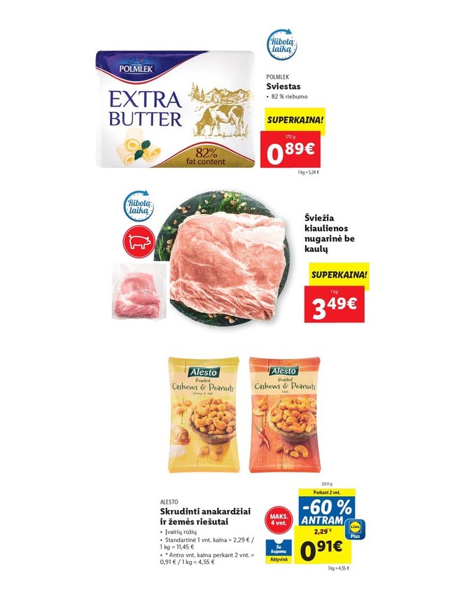 Lidl Lietuva nuotr./Lidl Superšeštadienio pasiūlymai 08.05