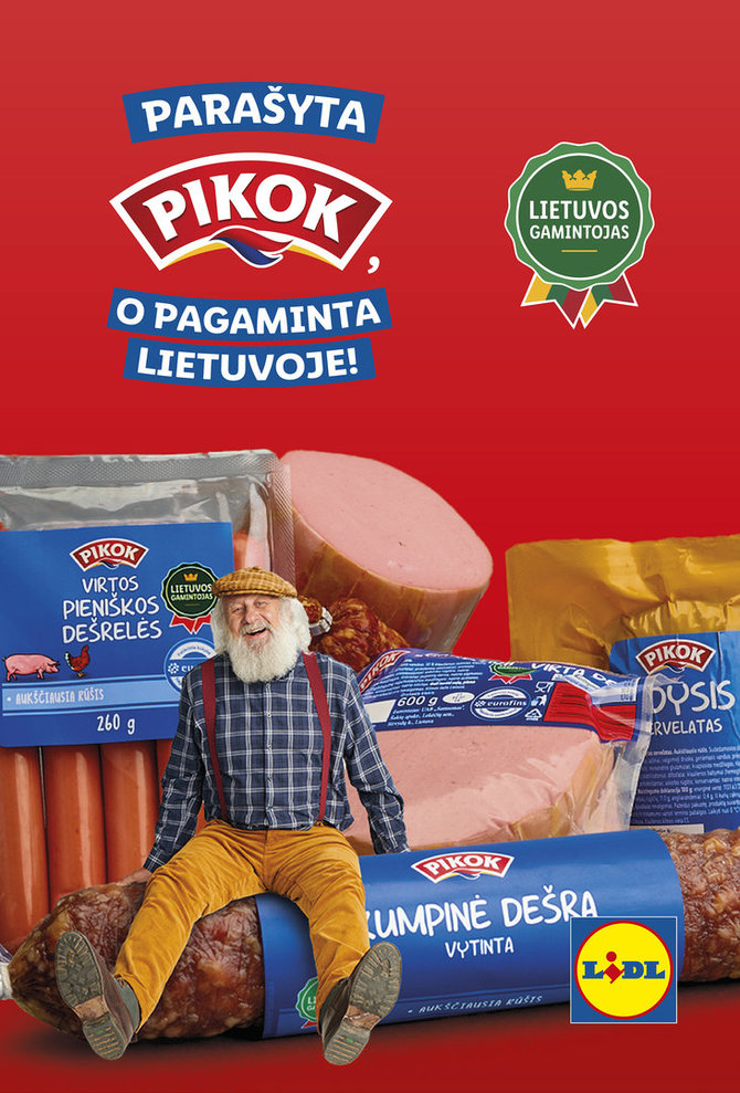 Lidl Lietuva nuotr./Naujoje „Lidl“ reklaminėje kampanijoje – duoklė lietuviškiems produktams ir sentimentams