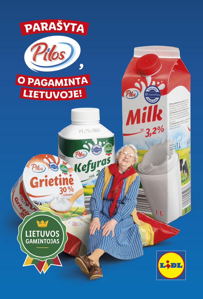 Lidl Lietuva nuotr./Naujoje „Lidl“ reklaminėje kampanijoje – duoklė lietuviškiems produktams ir sentimentams