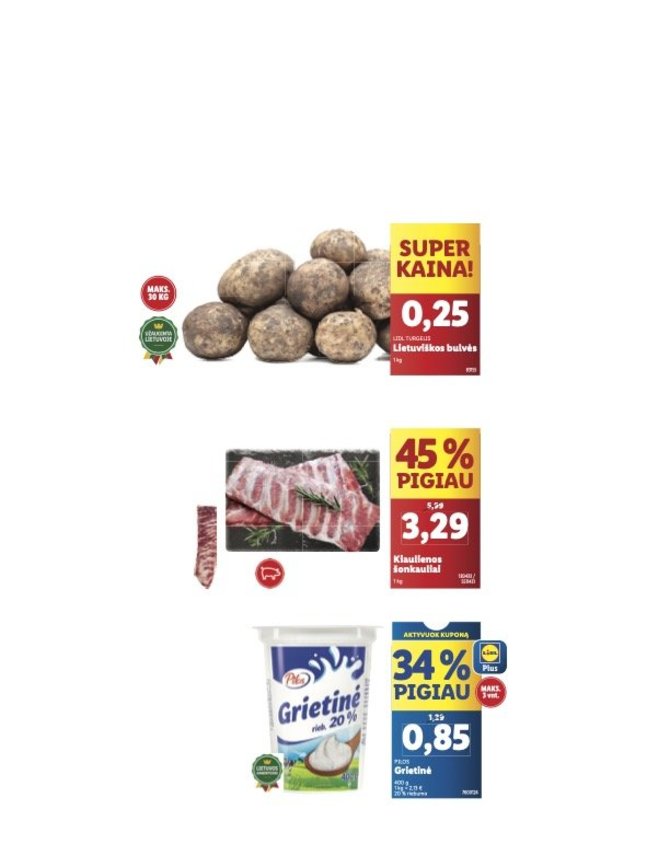 Lidl Lietuva nuotr./Superšeštadienio pasiūlymai