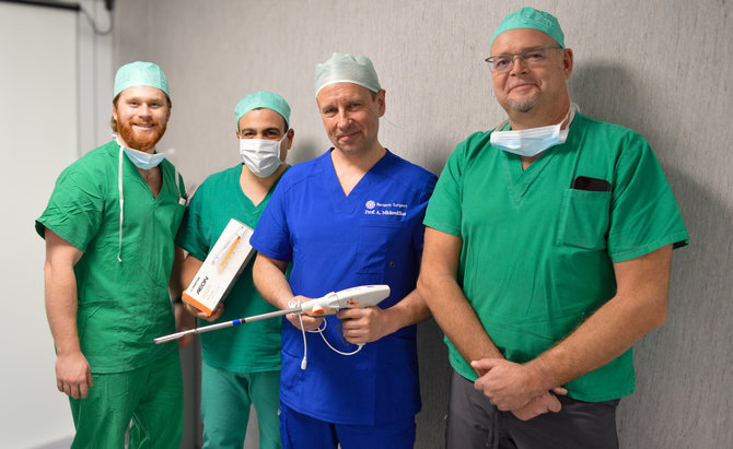 VIVAMEDICUS nuotr./Aukštas chirurgų kompetencijos ir profesionalumo įvertinimas – Lietuvoje išbandomi pažangiausi nutukimo chirurginių operacijų instrumentai 