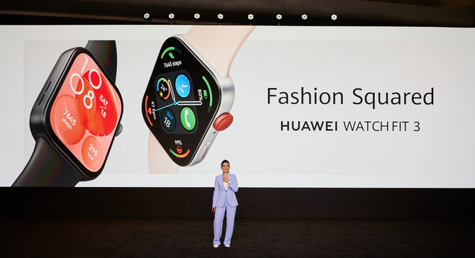 Huawei nuotr./Dubajuje „Huawei“ pristatė naujus inovatyvius produktus: dėmesys dizainui ir sveikatos stebėjimui
