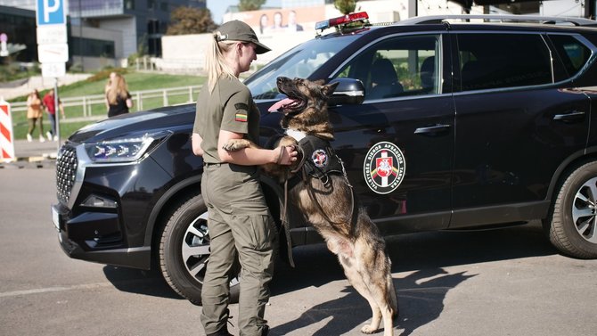 Barrington events nuotr./Į „Barrington events“ organizuotą saugaus eismo renginį atvyko ir policija: „Bijoti mūsų nereikia“