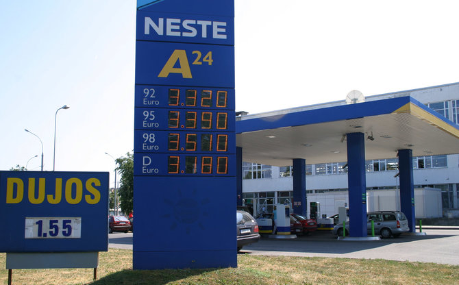 „Neste“ petrol station in 2006 m. (Lina Petrauskienė photo ELTA)