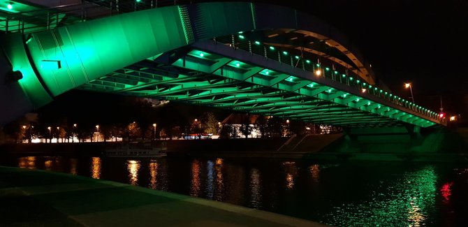 Mindaugas Bridge in Vilnius. Lithuania. Photo by Vilnius Municipality