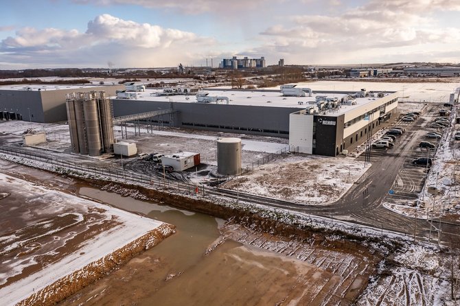 German polymer giant REHAU's plant in the Klaipėda Free Economic Zone. Photo Klaipėdos FEZ