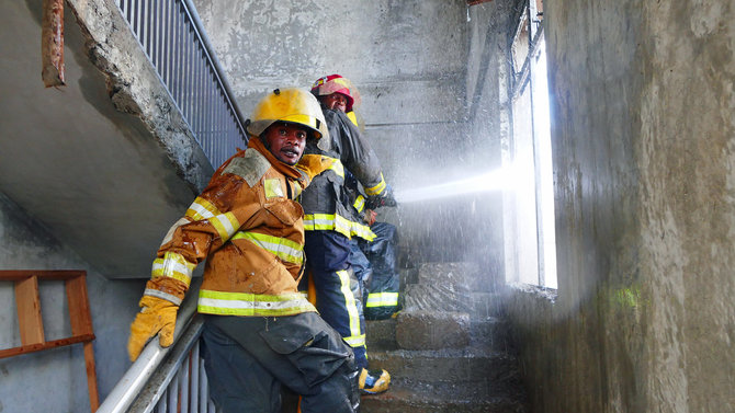 Lithuanian NGDO Platform/PCPM Polish Center for International Aid training of fire brigades pesronnel in Kenyna