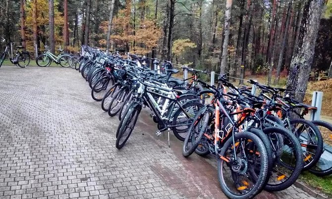 Organizatorių nuotr./Ekskursija dviračiais Vilnius vokiečio akimis