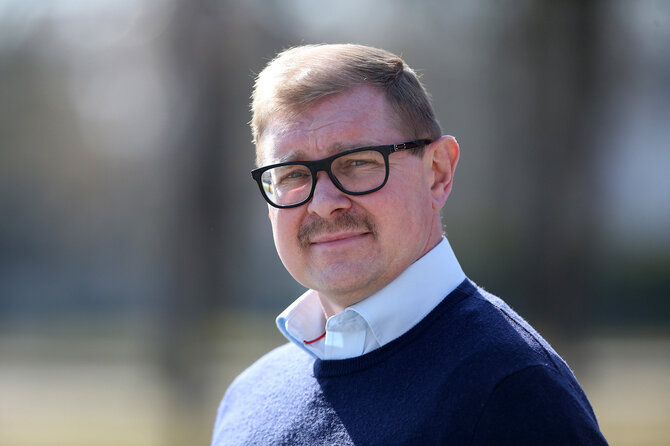 Algimanto Barzdžiaus/ „Rinkos aikštės“ archyvo nuotr./Pasak Arūno Kacevičiaus, reikės įdėti daug pastangų spartinant Kultūros centro rekonstrukcijos darbus, kad lėšos būtų maksimaliai pagal galimybes įsisavintos