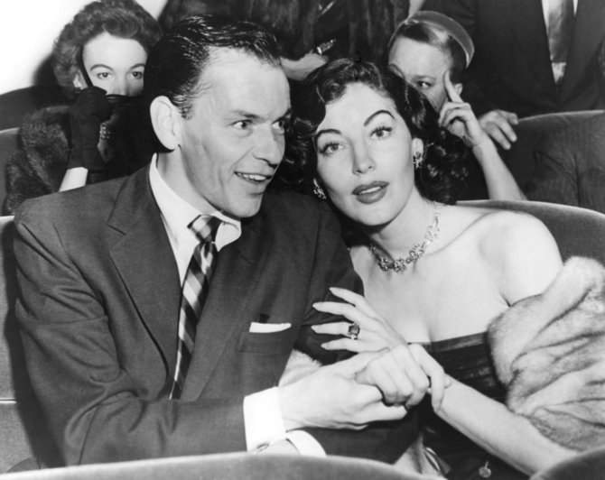 „Scanpix“ nuotr./Frankas Sinatra ir Ava Gardner