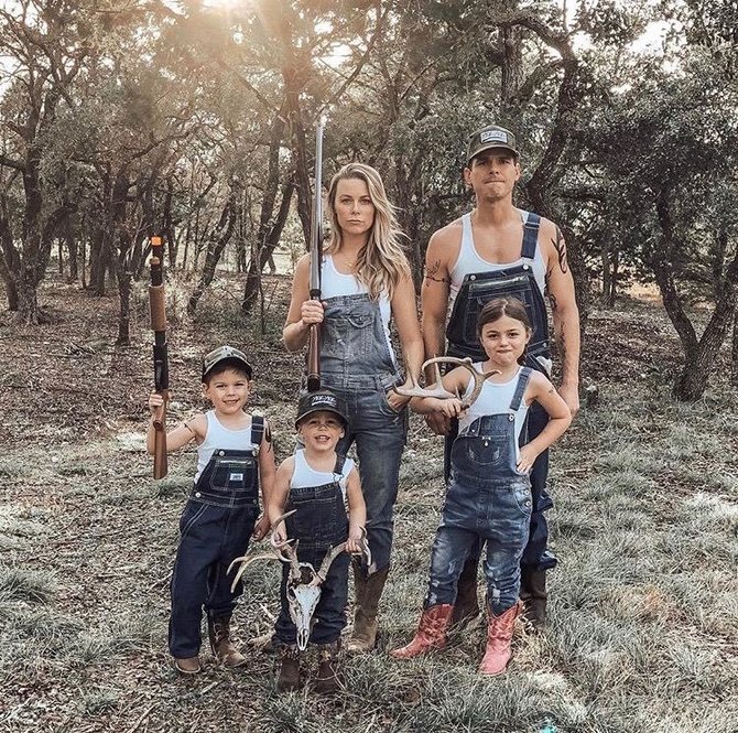 „Instagram“ nuotr./Grangeris Smithas su šeima