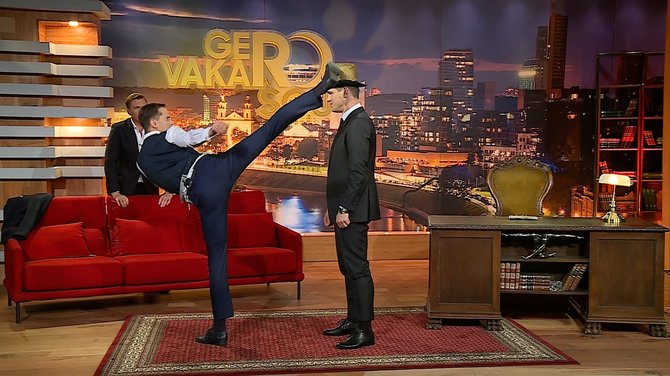 TV3 nuotr./Nerijus Juška laidoje „Gero vakaro šou“