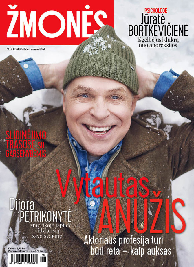 Žurnalo „Žmonės“ viršelis/Vytautas Anužis